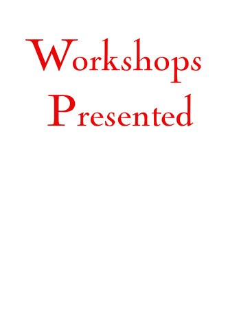 TITLE workshops presented