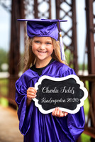Charlie Kindergarten cap gown 2020